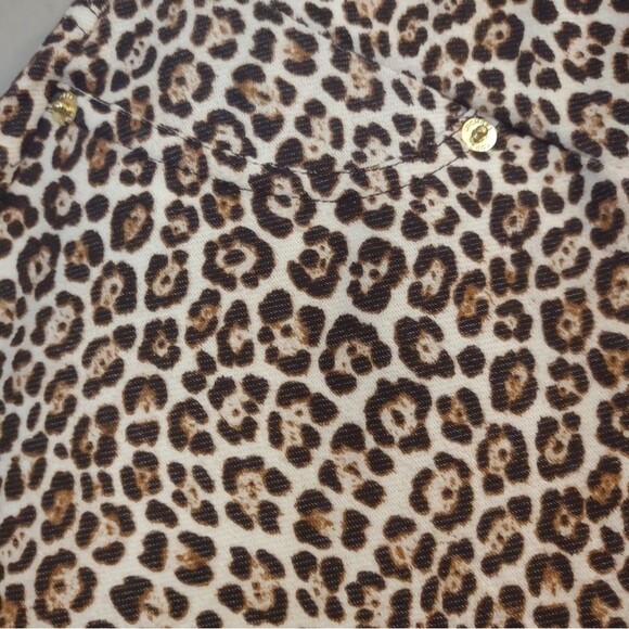Michael Michael Kors Leopard Animal Print Jeggings Pants. - Picture 4 of 12